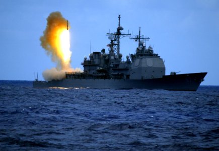SM-3-launch-USS Shiloh-20060622