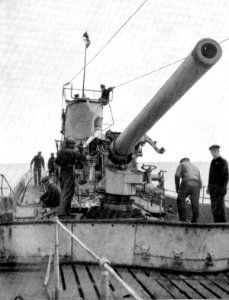 SM U 117. Vorderes Geschütz