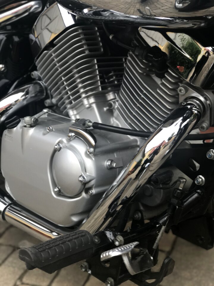 Technology close up chrome
