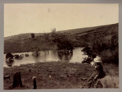 Small lake formed after earthquake in Costa Rica LOC ds.11607