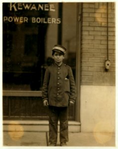 Small messenger boy. Office Washington near 12 St. LOC nclc.03515