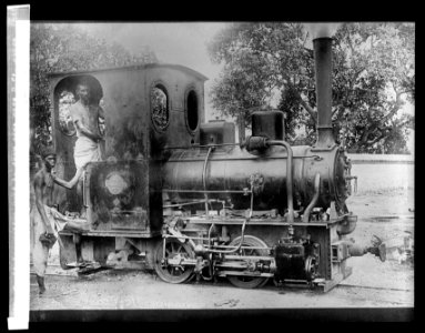 Small locomotive used to draw cane cars 2 ft. gauge, India LCCN2016824452