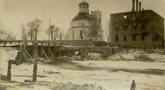 Smarhoń, Oksna. Смаргонь, Оксна (U. Džunkoŭski, 1916)