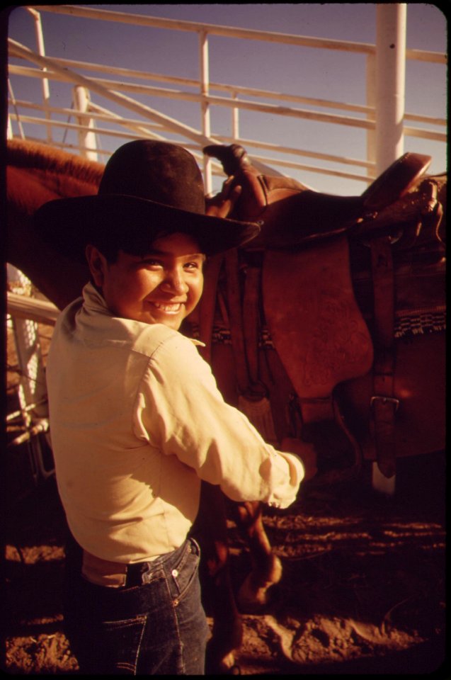 Smiling-participant-in-the-junior-rodeo-sponsored-by-the-parker-indian-rodeo-association-and-held-on-the-colorado-river-indian-reservation-may-1972 7006601538 o