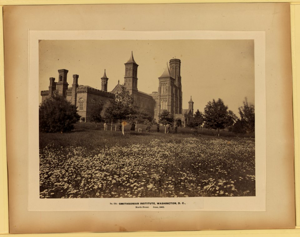 Smithsonian Institute, Washington, D.C., north front, June 1862 LCCN2004680129