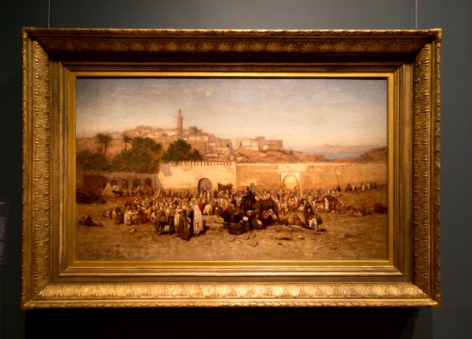 Smithsonian-Tiffany-Market Day Outside the Walls of Tangiers-2153