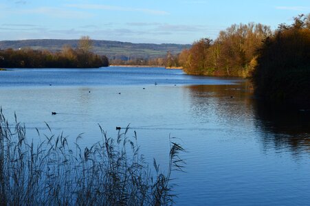 Saarland lake autumn