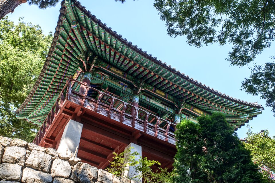 Traditional temples buddhism bomunsa