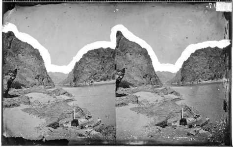 SNUG HARBOR, BLACK CANYON ABOVE CAMP 7, COLORADO RIVER - NARA - 523889