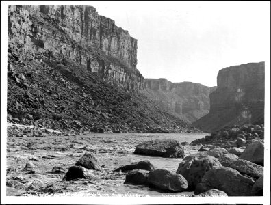 Soap Creek Rapids, Colorado River, Marble Canyon, ca.1930 (CHS-4717)