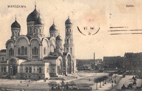 Sobór św. Aleksandra Newskiego w Warszawie przed 1916