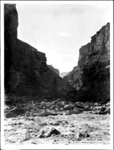 Soap Creek Rapids, Colorado River, Marble Canyon, ca.1900 (CHS-4716)