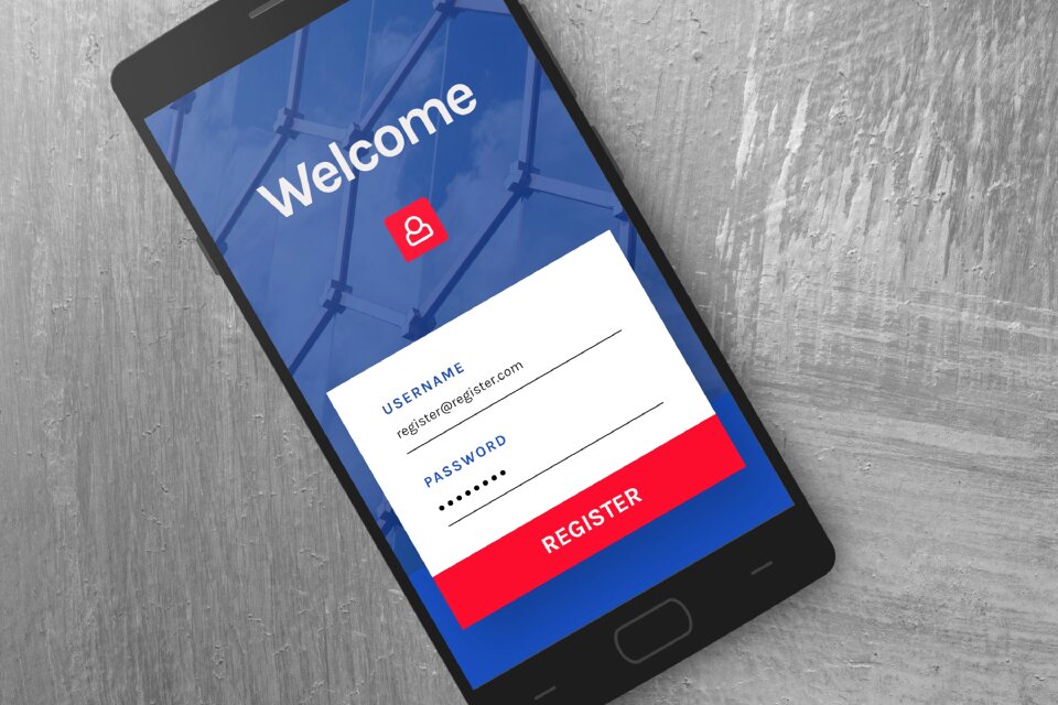 Username welcome application