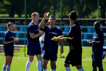 Soccer match with Brazilian navy 140806-N-MD297-480