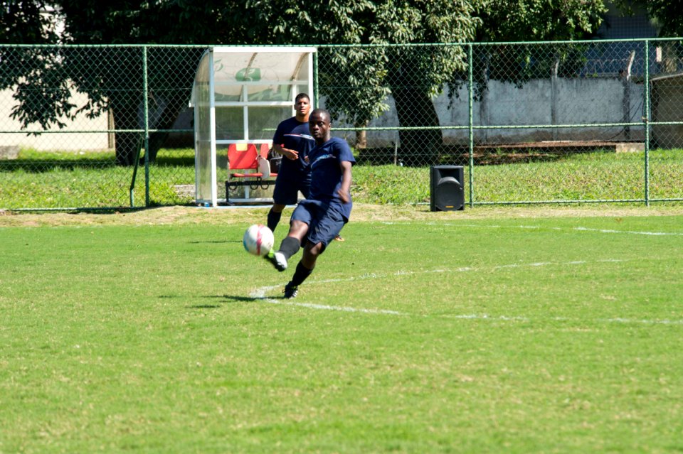 Soccer match with Brazilian navy 140806-N-MD297-292