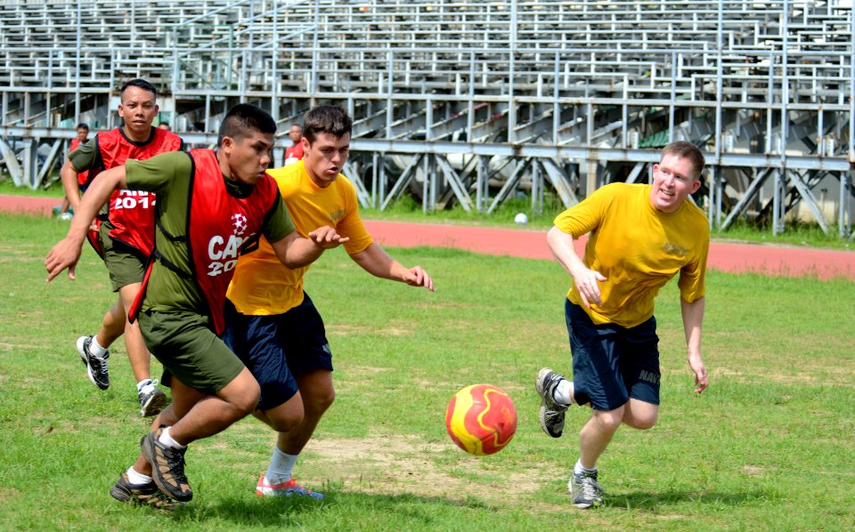 Soccer match 140630-N-YU572-097