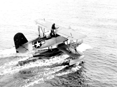 SOC-1 Seagull in Antarctic waters in 1947 photo