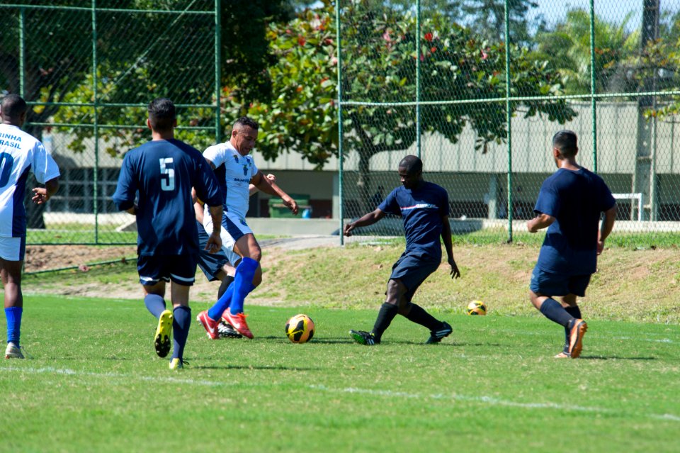 Soccer match with Brazilian navy 140806-N-MD297-446