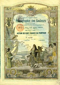 Soc. Internationale de la Photographie des Couleurs 1899