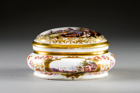 Sockerdosa. Meissen - Hallwylska museet - 87113
