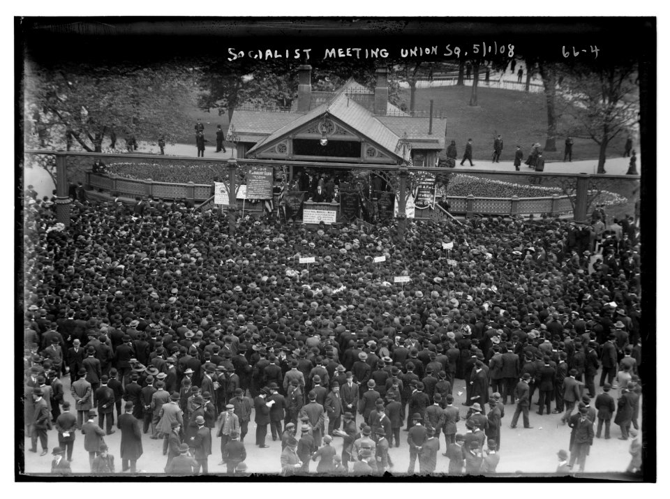 Socialist Meeting Union Sq, 5-1-08 LCCN2014696554