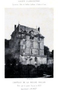 Société d'agriculture, sciences, arts et belles-lettres d'Indre-et-Loire - Château de la Roche Racan