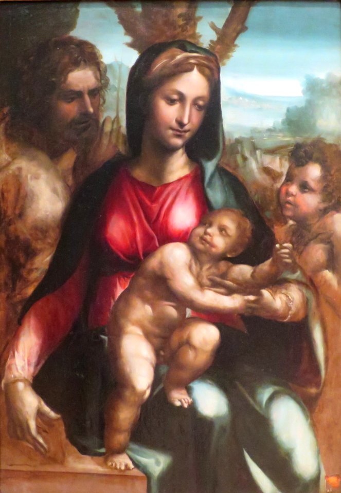 Holy Family with the Infant Saint John the Baptist by Sodoma