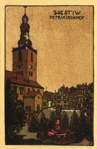 Soest, Nordrhein-Westfalen - Petrikirchhof (Zeno Ansichtskarten)