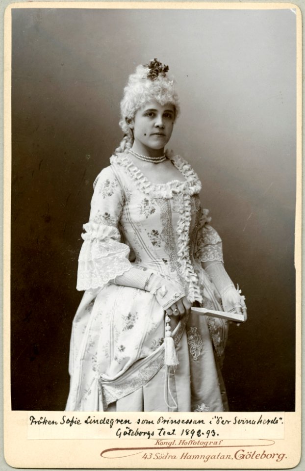 Sofie Lindegren, rollporträtt - SMV - H5 125