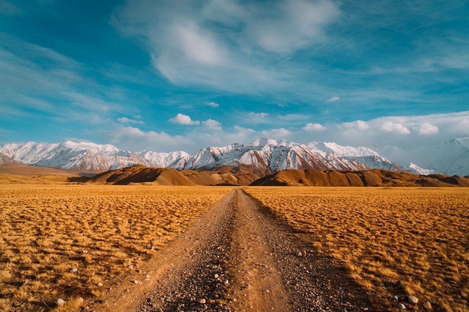 Landscape dry mountain