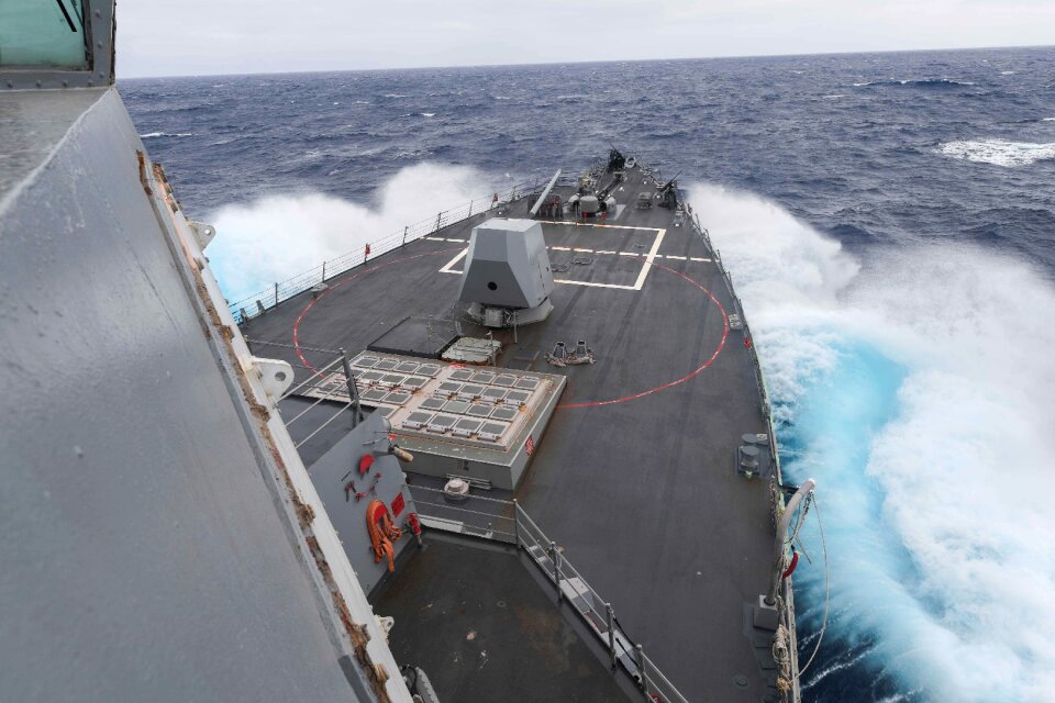 Destroyer ship naval vessel