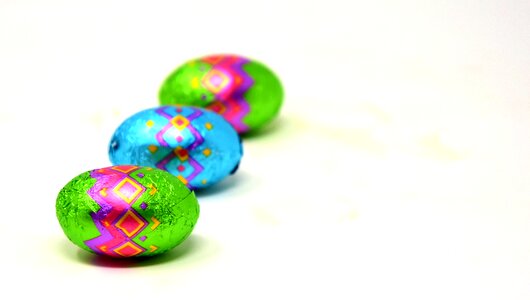 Colorful happy easter color photo