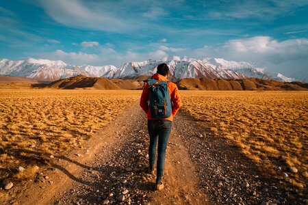 Walk man holiday