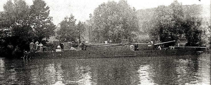 Soissons. Canonnière fluviale - Fonds Berthelé - 49Fi385 (cropped)