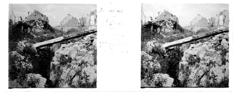 Soissons. St Paul. Tranchées françaises (1ères lignes) - Fonds Berthelé - 49Fi932