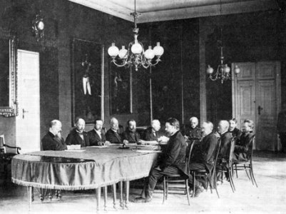 Sokrat Starynkiewicz ostatnie posiedzenie Magistratu m. Warszawy 1892 photo