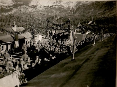 Soldatenfest anlässlich des Geburtstages Sr.Majestät auf der Rattendorfer-Alpe. (17-8.1917.) (BildID 15803576)
