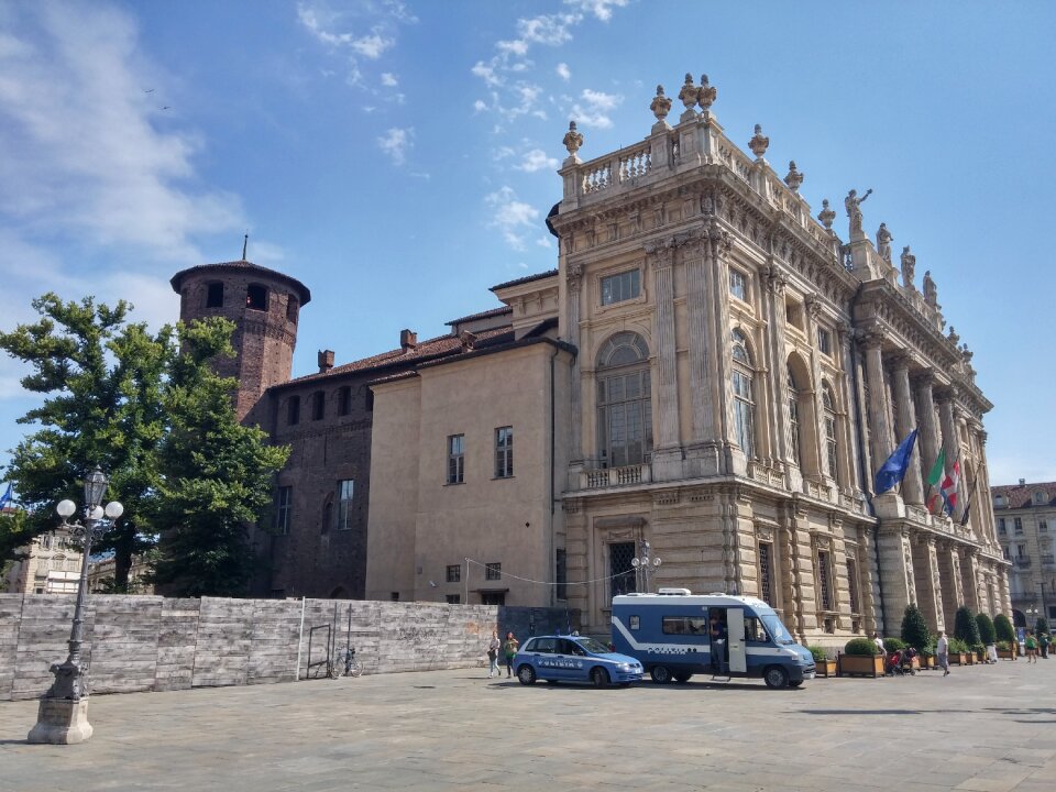 Old town piazza architecture