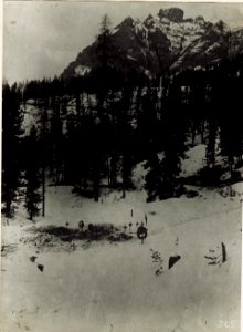 Soldatengräber auf Valparola, 24.1.1916. (BildID 15582506)