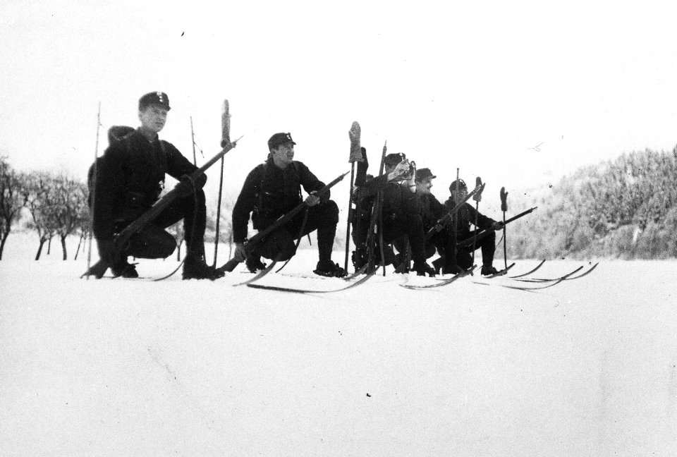 Soldaten beim Skitraining - CH-BAR - 3236774