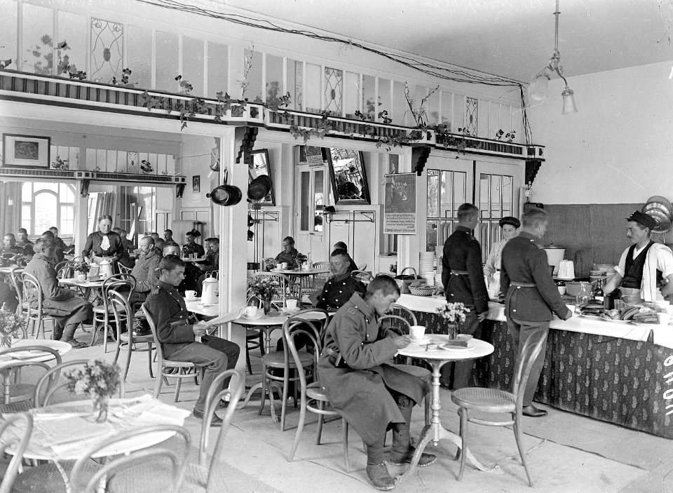 Soldatenstube in einer Konditorei - CH-BAR - 3238786