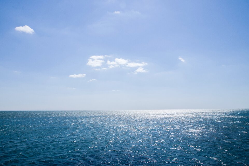 Summer sea no person