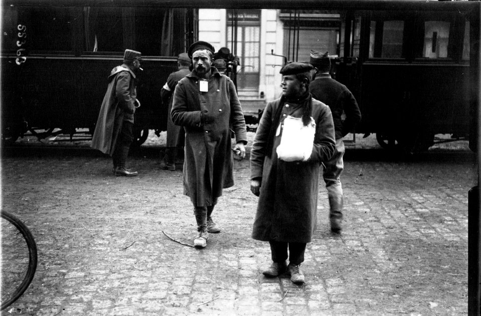 Soldats blessés - Train sanitaire