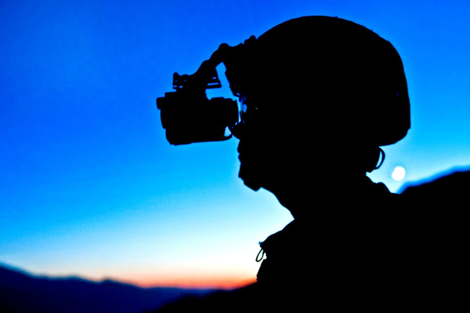 Soldier on Lookout