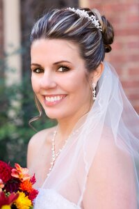 Wedding white dress photo