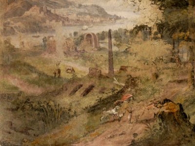 Soldier dog fresco loggia Altemps