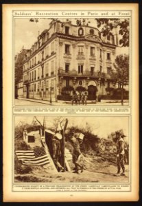 Soldier's Recreation Centres in Paris and at Front (LOC)