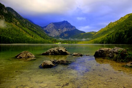 Water spieglung landscape rock