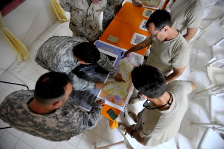 Soldiers From the Combined Joint Task Force- Horn of Africa Plan Their Route to Hanle II DVIDS160008