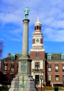 Soldiers Monument and Chelsea City Hall - Chelsea, Massachusetts - DSC09226 photo